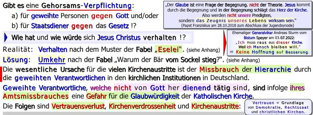 Kirche, Mobbing